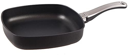 Pfannen Harecker X-Lite Viereckpfanne 28x28cm | Leichter Aluguss mit Stiel | Für Induktion & alle Herdarten | Antihaft PFOA-frei | Made in Germany