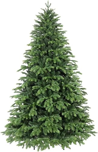 Giulia Grillo - Árbol de Navidad de 150 cm de altura, realista, 1250 ramas, tupido, fabricado en PE / PVC, verde
