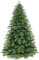 Giulia Grillo - Árbol de Navidad de 150 cm de altura, realista, 1250 ramas, tupido, fabricado en PE / PVC, verde