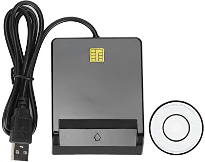 Lectores de Tarjetas con Chip, Lector de Tarjetas SIM USB 2.0, Compatible con Motor de Imagen Natural Digital, Cajero AutomáTico, IC, ID, CAC, SIM, Tarjeta Inteligente