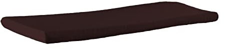 MyVorrei Sitz- oder Rückenkissen für den Innenbereich, abnehmbarer Bezug mit Reißverschluss 40 x 40 cm, Bezug aus 100 % Baumwolle, Dicke 8 cm
