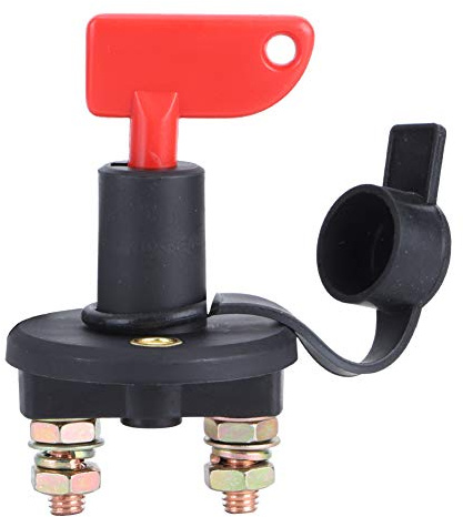 batterie hauptschalter 12volt,Batterie-Trennschalter, Batterieschalter für Kraftfahrzeuge, Batterie-Trennschalter, Trennschalter, 300 A M10-Schraube für Auto-LKW-Boot-Atv-Innenteile