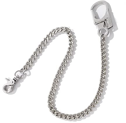 Ahiller Cadena para Llaves y Monedero Hombre Biker Resistente (P-QK-1P)