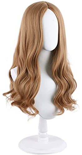 CHALKSEA Anime Megan Cosplay Perücke Frauen Lange Wellenförmige Blonde Perücke Horror Film Synthetische Rolle Spielen Halloween Haar Perücke Kappe, Anime-Fans