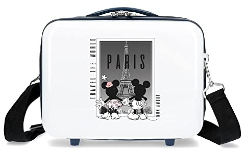 Disney Mickey und Minnie Travel Cabin Toilettentasche weiß Starren ABS Joumma Taschen