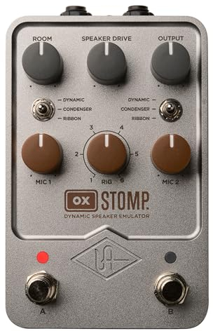 Universal Audio UAFX OX Stomp Dynamic Speaker Emulator Effects Pedal
