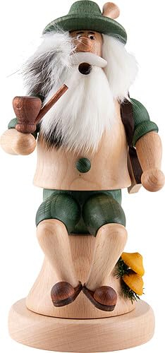 Erzgebirge Palast Holzkunst Schubert Räuchermännchen Jäger - 19 cm