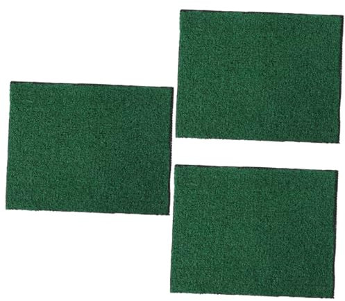 Yardwe 3 Schildkröten-terrassenmatte Quadratische Fliesen Gras Künstlich Aquarien Landschaftsdekor Kunstpflanzen Warme Bettwäsche Rasen Reptil Pp-Kunststoff Haustier