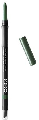 KIKO Milano Unlimited Precision Automatic Eyeliner And Khôl 11, Matita Occhi Automatica Per L’Interno E L’Esterno Dell’Occhio, 11 Camouflage Green