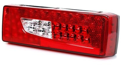 LXBSXY Maßgeschneidert PKW-Anhänger Rücklicht Für Scania G400 G450,Kennzeichenbeleuchtung, Bremslicht Nebelschlussleuchte, Rückstrahler, Positionslicht Zubehör,A/Right