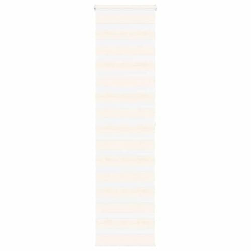 vidaXL Zebrarollo Marmorbeige 65x200 cm Stoffbreite 60,9 cm Polyester, Zebra-Rollo, Doppelrollo, Zebra-Jalousie für Fenster, Doppelrollo, Zebra-Rollo