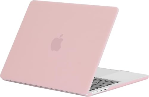 EooCoo Custodia per MacBook Air 15 Pollici M5 M4 M3 M2 Rosa Opaco | Sottile e Leggera Cover per MacBook Air 15 Rigida 2023-2026, Mostra Colore Originale, Policarbonato, Facile da Montare