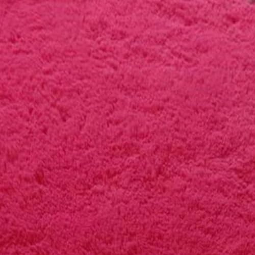 AIMECO Hochflor Teppich Wohnzimmer Carpet Rosenrot 90X160cm Anti-Rutsch Extra Große Teppiche Schlafzimmer flauschig Teppiche Matte Teppichen Mädchen Schlafzimmer und Kinderzimmer