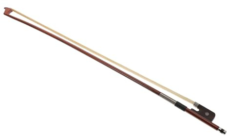Schüler Cellobogen 4/4 aus Brasilholz mit Rosshaar | Violoncello Zubehör für Anfänger und Studenten, Einfache Optik, Braune Ausführung
