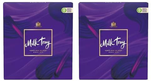 2 x Milk Tray Boxed Milk Chocolates Selection 312g - Luxury Assorted Filled Milk Chocolates, Chocolate Gift Set for Birthdays, Christmas, Thank You & Special Occasions
