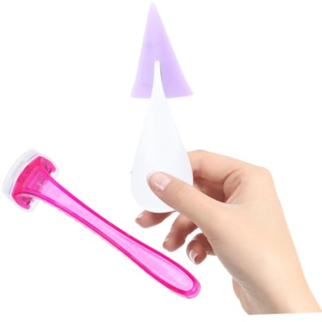 Zerodeko Maquinilla De Afeitar Para Mujer Depiladora Bikini Tamaño Compacto Afilada Protección Piel Afeitado Íntimo Portátil Para Cuidado Personal Diaria