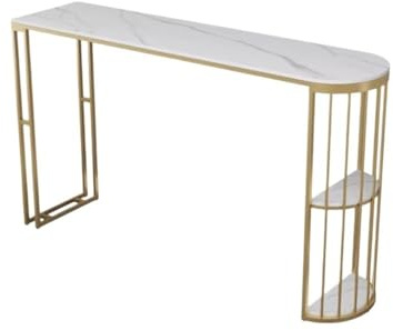 Bartabeller Lätt lyxigt barbord med rockbräda for hemmabruk Enkla höga köks- och matbord robusta ben Bar Bordets Högbord(XXL)