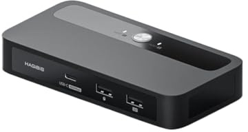 Switch KVM USB C 1 monitor 2 computer Switch KVM HDMI 4K Hub USB PD compatibile con tastiera mouse stampante