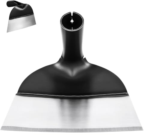 FOMIYES Attrezzo da Giardino in Acciaio 23,5 Cm per Diserbo Manuale, Agricola Robusta per Scavare e Smuovere Terreno, Strumento da Giardinaggio Versatile per Orto e Giardino senza Manico