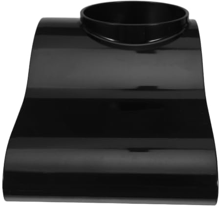 TOYANDONA Grotte Tunnel D'aquarium Noir en Plastique Tunnel Courbé pour Cachette de Petits Poissons et Plecos, Décoration Interactive pour Aquarium et Paysage Aquatique