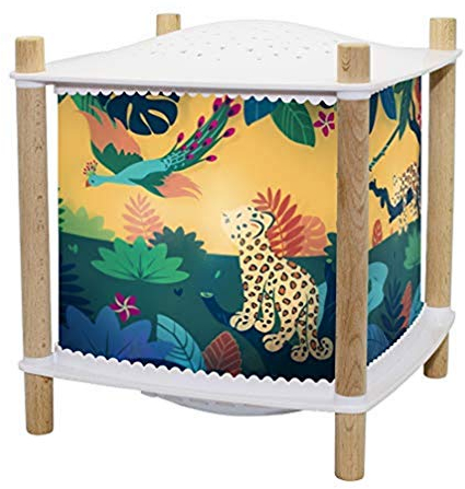 Trousselier - Savane - Veilleuse Bébé Musicale et Lumineuse et Enfant - Lanterne ReVOLUTION 2.0 - Cadeau Naissance Veilleuse Rechargeable USB - Projecteur Ciel Etoilé - Detecteur de Pleurs