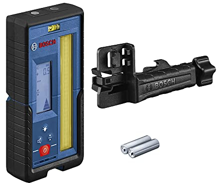 Bosch Professional Laserempfänger LR 6 (roter Strahl, 2 x AAA Batterien, Reichweite: 5 - 50 m)