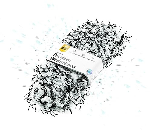 Chemicalworkz® Wheel Brush Cover: Wechselbezug für Deine Felgenbürste - Für eine schonende Reinigung - Alle Felgen - Microfaser Felgenbürste Alufelgen, Auto Felgen Bürste Ersatzcover | Schwarz