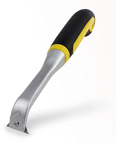 Topbidetec Heavy Duty Triangle Carbide Scraper Tool Ergonomic Paint Scrapers for Edge Paint, Wood, Adhesives Removing -Model TP1503