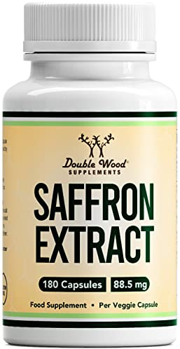 DW Safran | 180-88,5mg pro Portion | Hochdosierter Safran | Gentechnik- und glutenfrei (180 Kapseln)