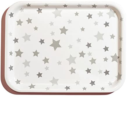 Breakfast Tray Lovely Rectangular Tray Kitchen Cup Storage Tray Practical Table Service Tray Tea Set Tray Serving Tray (Color : B)