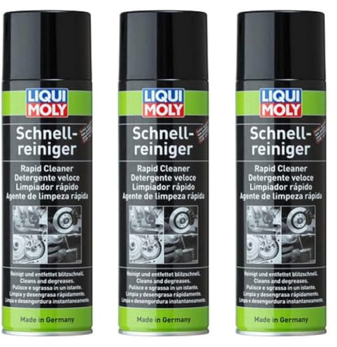 LIQUIMOLY 21269 KIT 3 PEZZI X 500 ML DETERGENTE SGRASSATORE PER LA PULIZIA DI COMPONENTI AUTO E MOTO. PULISCE FRENI, DISCHI, PASTIGLIE, FRIZIONI, CAMBI ED ELIMINA MACCHIE DI OLIO DAI TESSUTI.