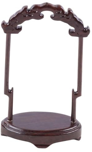 VALICLUD Anhänger Jade Schmuck Ohrring-organizer-ständer Halskettenhalterständer Schuhgrößenmesser Für Kinder Ohrringe Halter Rack Halskette Aus Holz Schwarze Katalpa Massivholz Armband