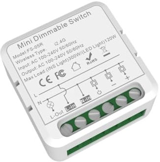 FWFDTQBSP Interruttore Domestico Intelligente Interruttore Domestico Regolabile in luminosità 10A 100~240V 50/60Hz