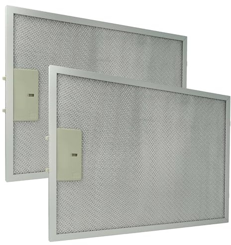 vhbw 2x filtro anti-grasso sostituisce Klarstein 10035418 per cappa da cucina, alluminio