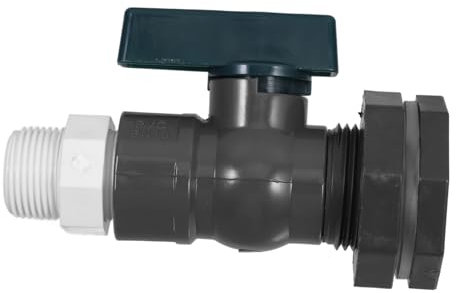 Toyvian Kit Deviatore da Giardino Rubinetto per Serbatoio Dellacqua da 3/4 Adattatore per Tubo Flessibile A Tenuta Stagna per Serbatoi di Acqua Piovana