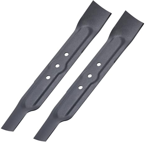 GoldOars 2 Pièces 32cm Lames Tondeuse Gazon Métal Compatibles avac Bosch Rotak 32/32-12/32R/320/320C/320 Ergoflex