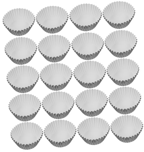 CIYODO 100 Pezzi Coppette Alluminio Pirottini per Torte Muffin e Cupcake per Puddings e Crostate Utensili Versatili per Dolci Fatti