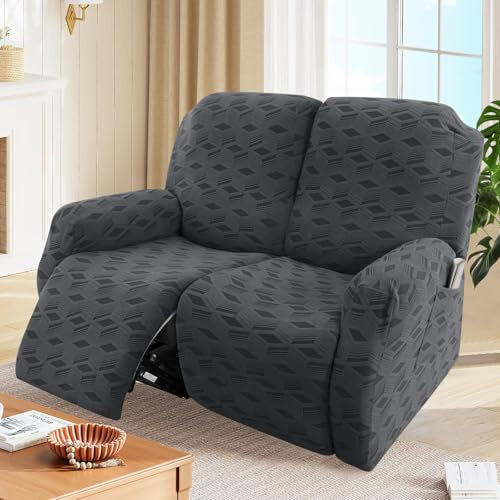 Sesselbezug, Jacquard, dehnbar, für Liegesessel, 1-, 2-, 3-Sitzer, waschbarer Möbelschutz für Lazyboy, Elektrosessel und Sofabezüge, geeignet für