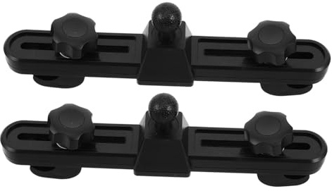 TOYZFRIENDY 2pcs Car Fan Mount with Adjustable Suction Cup and Seat Back Clip Lightweight Bracket for Vehicle Cooling Easy Installation Cool Car Gadgets for Suvs Trucks