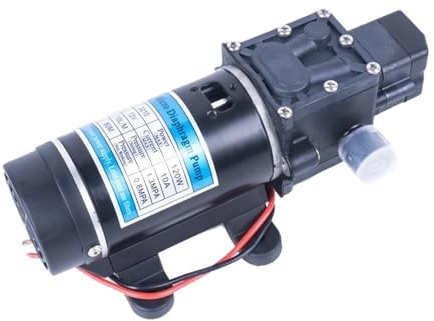 12V 24V 120W 130PSI 10L/min High Water Pressure Diaphragm Self Priming Spray Pump for Car Wash