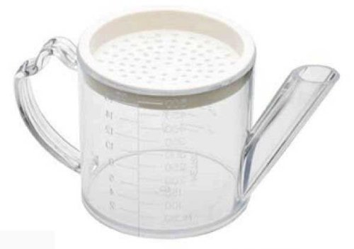 Fetttrennkanne mit Sieb - Kunststoff