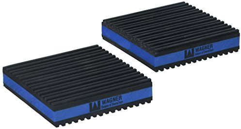 Unbekannt Diversitech mp4-e EVA-Anti-Vibration Pad, 10,2 x 10,2 cm, 4 Stück, Weiß