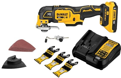 DEWALT 20V MAX XR Oscillating Multi-Tool Kit, Variable Speed (DCS356D1)