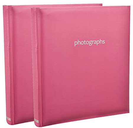 ARPAN AL-9142-X2 Einsteck-Fotoalbum mit Indexseite/DVD-Taschen, 13 x 18 cm, 120 Stück, Papier
