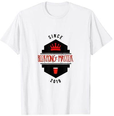 Funny Beerpong Bierpong T-Shirt Master König King lustig