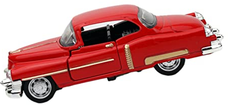 1 Stück Coupe Vintage Car Modell Rot- 1/32 Diecast Modell Spielzeug Auto Retro Auto Modell Wohnkultur