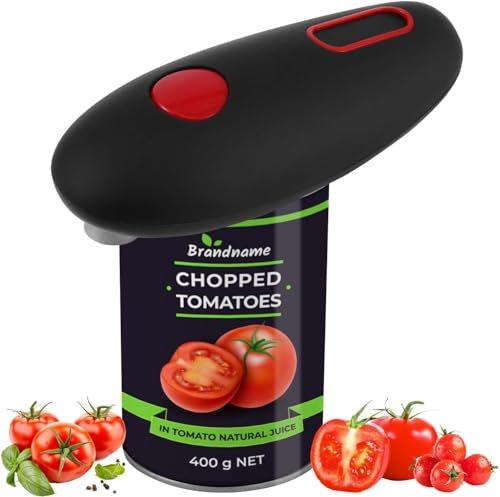 Tin Openers for Arthritis Hands, Electric Can Opener, Electric Can Openers for Arthritic Hands Fast and Effortless Opening, Magnet for Mess Free Lid Disposal