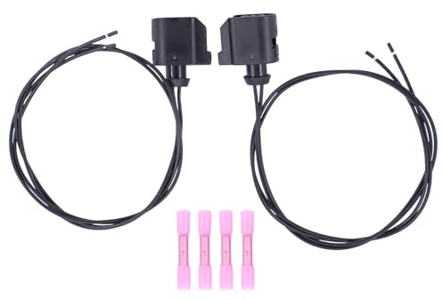 ABS Sensor Stecker Raddrehzahlsensor Kabel Raddrehzahl Fühler Kabelbaum Drehzahlgeber Reparatursatz für A1 8X A3 8P 8V A4 B8 A5 8T A6 4F A6 4G A6 C7 C6 A8 D3 4E A8 4H Q2 Q3 F3 Q5 8R Q7 4L R8 Spyder TT