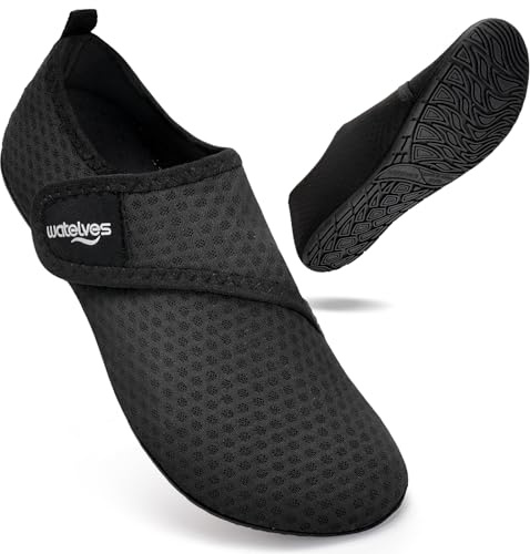 WateLves Badeschuhe Wasserschuhe Herren Damen Schwimmschuhe Strandschuhe Aquaschuhe Schnell Trocknend Breathable Surfschuhe Beach Pool Unisex