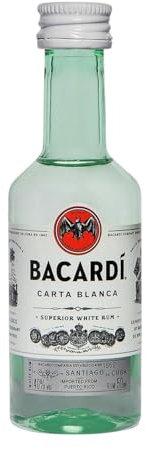 Rum 10 Einheiten Box Bacardí Miniaturflasche 5 cl
